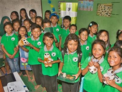 Žáci Anglicko-environmentální školy provozované Kukang programem